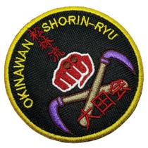 AM0250T 01 Karate Do Patch Bordado fixa com ferro ou costura