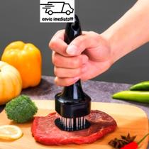 Amaciador Batedor Furador De Carne Bife Manual Em Aço Inox - Futuro Casa