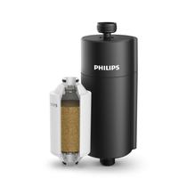 Amaciador de água com filtro de chuveiro Philips Black com malha dupla