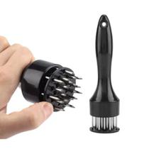 Amaciador de carne de inox plástico preto para cozinha carnes tipo martelo