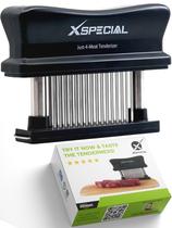 Amaciador de carne especial de 48 lâminas em aço inoxidável Amaciador de carne especial de 48 lâminas em aço inoxidável