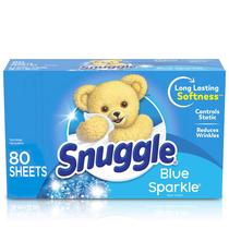 Amaciador de tecidos Snuggle Blue Sparkle Dryer Sheets 80 Ct