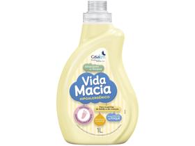 Amaciante CasaKm Hipoalergênico Vida Macia - Glicerina & Camomila 1L