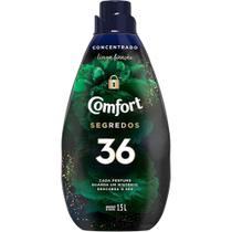 Amaciante Comfort Concentrado Segredos 36 1,5 Litros Kit 2un