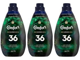 Amaciante Comfort Concentrado Segredos 36 1,5L