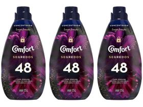 Amaciante Comfort Concentrado Segredos 48 1,5L