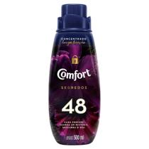 Amaciante Comfort Concentrado Segredos 48 500ml - Embalagem com 12 Unidades