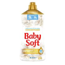 Amaciante Concentrado Baby Soft Pureza e Delicadeza 1,5l - Rende 75 Lavagens Amaciante Concentrado Baby Soft Pureza e Delicadeza 1,5l - Rende 75 Lavagens