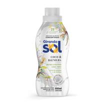 Amaciante Concentrado Coco E Baunilha Girando Sol 500Ml, Amaciante De Roupas Concentrado, Branco, Nutre E Protege Cada F Amaciante Concentrado Coco E Baunilha Girando Sol 500Ml, Amaciante De Roupas Concentrado, Branco, Nutre E Protege Cada F
