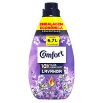 Amaciante de Roupa Concentrado Comfort Lavanda 1,5l Embalagem Econômica