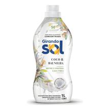 Amaciante De Roupa Concentrado Girando Sol Coco & Baunilha Frasco 1L