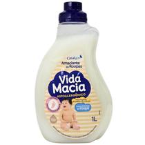 Amaciante de Roupa Glicerina e Algodão Vida Macia Casa KM 1L Amaciante de Roupa Glicerina e Algodão Vida Macia Casa KM 1L