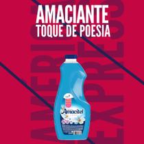 Amaciante de Roupas Amacitel Luxo Toque De Poesia Azul 2L - CASA KM
