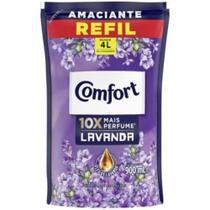 Amaciante De Roupas Comfort Concentrado Lavanda Refil 900ml Amaciante De Roupas Comfort Concentrado Lavanda Refil 900ml