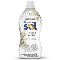 Amaciante de Roupas Concentrado 1L -Girando Sol (Coco Baunilha Hipoalergenico Doces Sonhos)