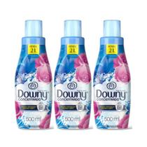 Amaciante de roupas concentrado Downy 500ml - Brisa de verão - Kit com 03 unidades