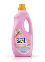 Amaciante de Roupas Girando Sol 2 Litros Fragrâncias:Rosas e Lavanda