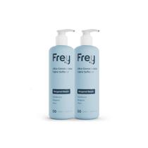 Amaciante de tecidos FREY Bergamot Beach Natural, pacote com 2 unidades, 900 ml