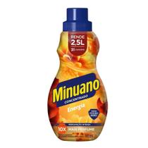 Amaciante Minuano Concentrado Energia Laranja 500ml - Embalagem com 12 Unidades