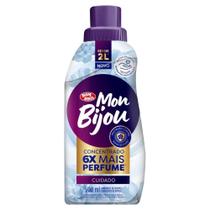 Amaciante Mon Bijou Concentrado Cuidado Branco Azul 500ml - Embalagem com 12 Unidades Amaciante Mon Bijou Concentrado Cuidado Branco Azul 500ml - Embalagem com 12 Unidades