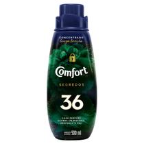 Amaciante roupa comfort concentrado 500ml segredos 36