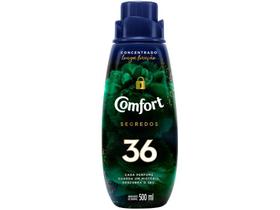 Amaciante roupa comfort concentrado 500ml segredos 36