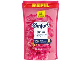 Amaciante roupa comfort concentrado 900ml sache brisa elegante