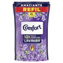 Amaciante roupa comfort concentrado 900ml sache lavanda