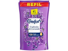 Amaciante roupa comfort concentrado 900ml sache lavanda