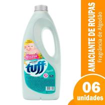 Amaciante Tuff Plus Algodão 2 Litros - Embalagem com 6 Unidades