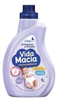 Amaciante Vida Macia 1L Amêndoas Glicerina: Roupas Macias, Cores Vivas e Perfume Suave