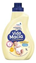 Amaciante Vida Macia 1L Camomila Glicerina Hipoalergênico Suave Roupas Delicadas