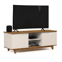 Amale Aparador De Porta Sala Rack Bancada Flow Tv Até 55 Polegadas