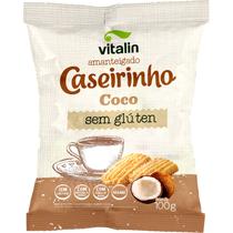 Amanteigado Caseirinho Coco Sem Glúten Vegano Vitalin 100g Amanteigado Caseirinho Coco Sem Glúten Vegano Vitalin 100g