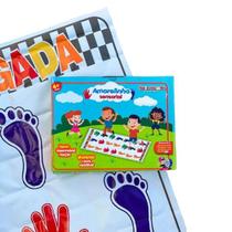 Amarelinha Lateralidade Divertida Sensorial: Pule e aprenda brincando!