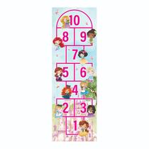 Amarelinha Tapete Adesivo Autocolante Decoração Quarto Infantil Escola Sensorial Desenvolvimento Modelo::Princesas Cut Amarelinha Tapete Adesivo Autocolante Decoração Quarto Infantil Escola Sensorial Desenvolvimento Modelo::Princesas Cut