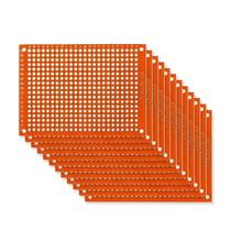 Amarelo 5x7 Cm PCB De Face Única Protoboard DIY Set 10PCS Circuitos Integrados Universais