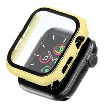 Amarelo - Capa Película Bumper Hprime Para Apple Watch 44mm