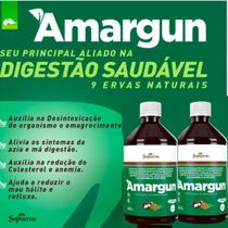 Amargo Digestivo kit 2 frascos Vitaminas B1e B6 Amargun frasco de 500ml Amargo Digestivo kit 2 frascos Vitaminas B1e B6 Amargun frasco de 500ml