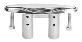 Amarra Cabo Ou Cunho Retrátil Em Inox 316 Polido 8pol 20cm