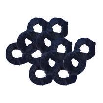Amarrador de cabelo veludo Scrunchies Rabicó Fluflu 12 peças Amarrador de cabelo veludo Scrunchies Rabicó Fluflu 12 peças
