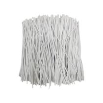 Amarrilho Fecho Araminho Plástico Branco 8 cm c/ 1 kg