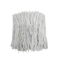 Amarrilho lacre fecho arame branco com 1000 peças 8cm cada