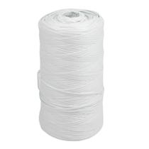 Amarrilho Plástico Chicote Branco Rolo 1kg Fitilho p/ Fechar Sacos, Organizar Produtos e Embalagens
