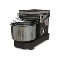 Amassadeira Espiral Padaria 5 Kg Massa Pronta 10 Vel Compacta Aes-05 Preta Bivolt - Braesi Bivolt