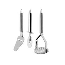 Amassador Batata Cortador de Pizza e Fatiador Queijo Inox Amassador Batata Cortador de Pizza e Fatiador Queijo Inox