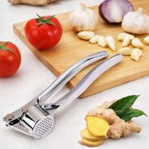 Amassador de Alho Inox Forte Prático Triturador Manual Fácil de Usar para Cozinha Gourmet