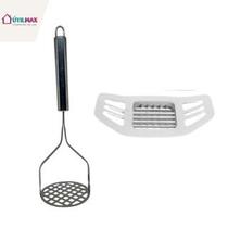 Amassador de Batata + Cortador de Legumes- Kit Para Cozinha Dia a Dia