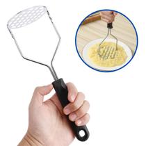 Amassador De Batata Legumes Inox Com Cabo Plástico Resistente