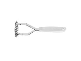 Amassador de Batatas e Feijão Tramontina Utilitá em Aço Inox com Cabo de Polipropileno Branco 25655/180 Amassador de Batatas e Feijão Tramontina Utilitá em Aço Inox com Cabo de Polipropileno Branco 25655/180